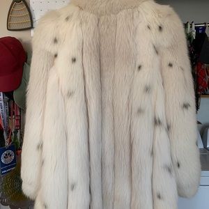 Saga fur blue fox coat
